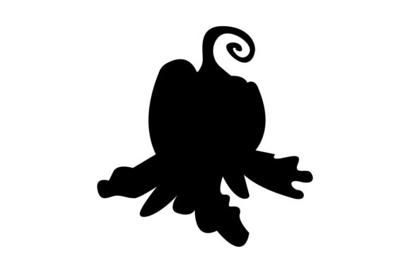 Pumpkin Silhouette: A Festive Graphic Design Freebie for Local Businesses
