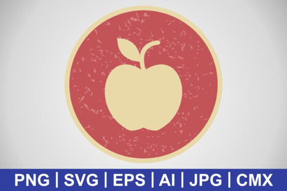 Vector Apple Icon: Graphics for Local Business Freebies