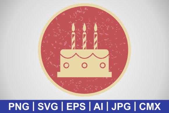 Vector Cake Icon: Graphics for Freebies
