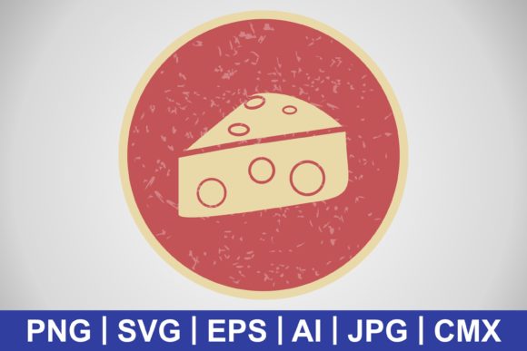 Vector Cheese Icon: Graphics for Freebies