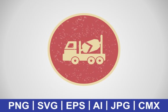 Vector Concrete Mixer Icon: Graphics and Freebies for Branding