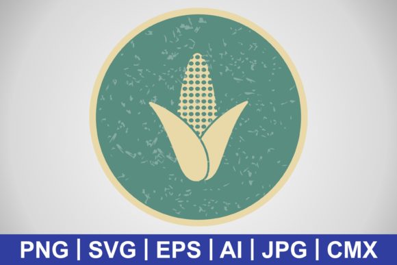Vector Corn Icon: Graphics for Freebies