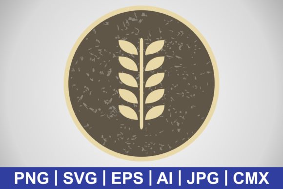 Vector Grain Icon: A Versatile Graphic Design Freebie for Creative Sellers