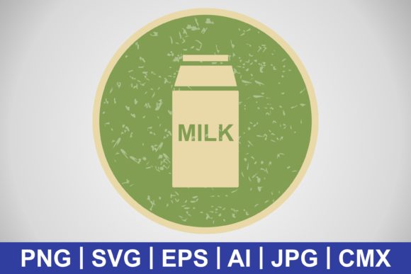 Vector Milk Icon: Graphics for Freebies
