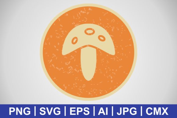 Vector Mushroom Icon: Graphics for Freebies
