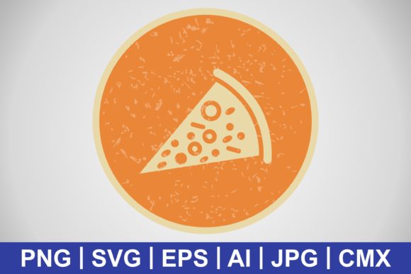 Vector Pizza Icon: Graphics for Freebies
