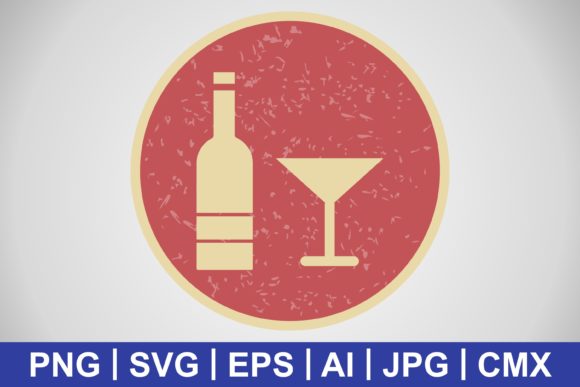 Vector Wine Icon: Graphics for Freebies